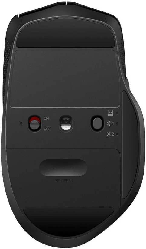 HP 685 Comfort Belaidė pelė - Dual-Mode, Programmable, 4-way scrolling, spill resistant – Juodas