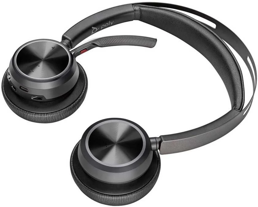 Hewlett Packard (HP) HP Poly Voyager Focus 2 Microsoft Teams sertifikuotas USB-C-C Ausinės +USB-C/A adapteris + įkrovimo stovai Be lokalizacijos
