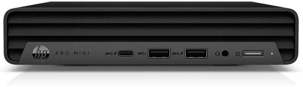 Hewlett Packard (HP) HP PC Pro Mini 400G9 i3-14100T,1x8GB,512GB M.2 NVMe,Intel HD 2xDP+HDMI,WiFi 6E+BT, usb kl. pelė, 90W, Win11Pro, 3y vietoje
