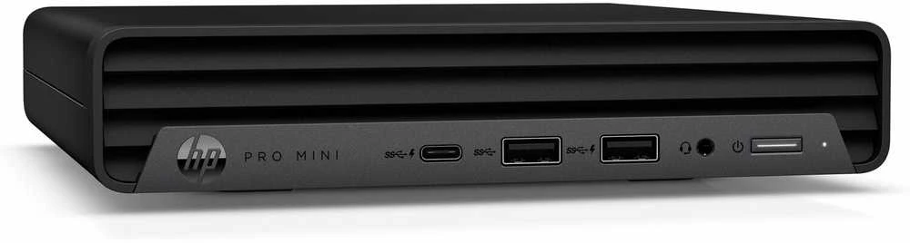 Hewlett Packard (HP) HP PC Pro Mini 400G9 i3-14100T,1x8GB,512GB M.2 NVMe,Intel HD 2xDP+HDMI,WiFi 6E+BT, usb kl. pelė, 90W, Win11Pro, 3y vietoje