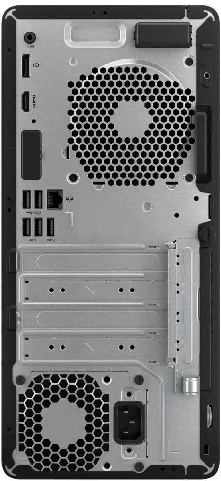 Hewlett Packard (HP) HP PC Pro Tower 400G9 i3-14100, 1x8GB, 512GB M.2 NVMe, Intel HD DP+HDMI, usb kl. pelė, 260W platina,Win11Home,3m vietoje