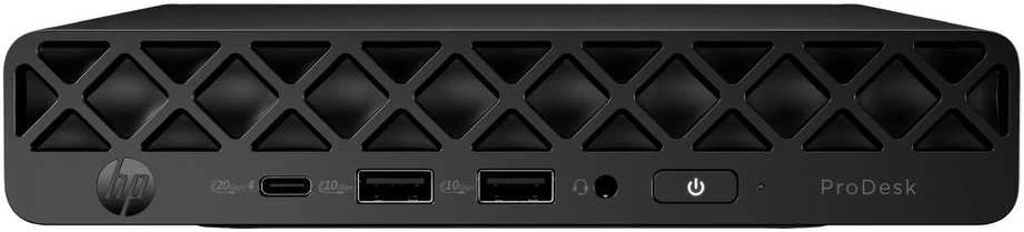 Hewlett Packard (HP) HP ProDesk 4 Mini G1i AI, Ultra 7 265T, 1x16GB, 1TB, UHD (Arc) 4Xe LPG, WiFi 6e+BT, kl. ir pelė, 90W, 2xDP+HDMI+USB-C, Win11Pro