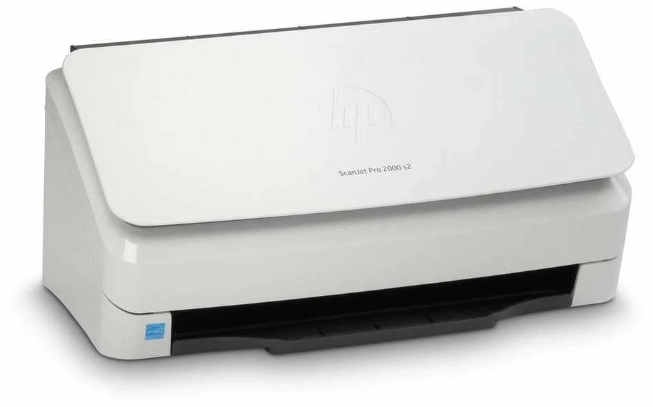 Skeneris Hewlett Packard (HP) „HP ScanJet Pro 2000 s2“ skaitytuvas – A4 spalvotas 600 dpi, lapų tiekimo nuskaitymas, automatinis dokumentų tiektuvas, automatinis dvipusis, OCR / nuskaitymas į tekstą, 35 ppm, 3500 puslapių per dieną