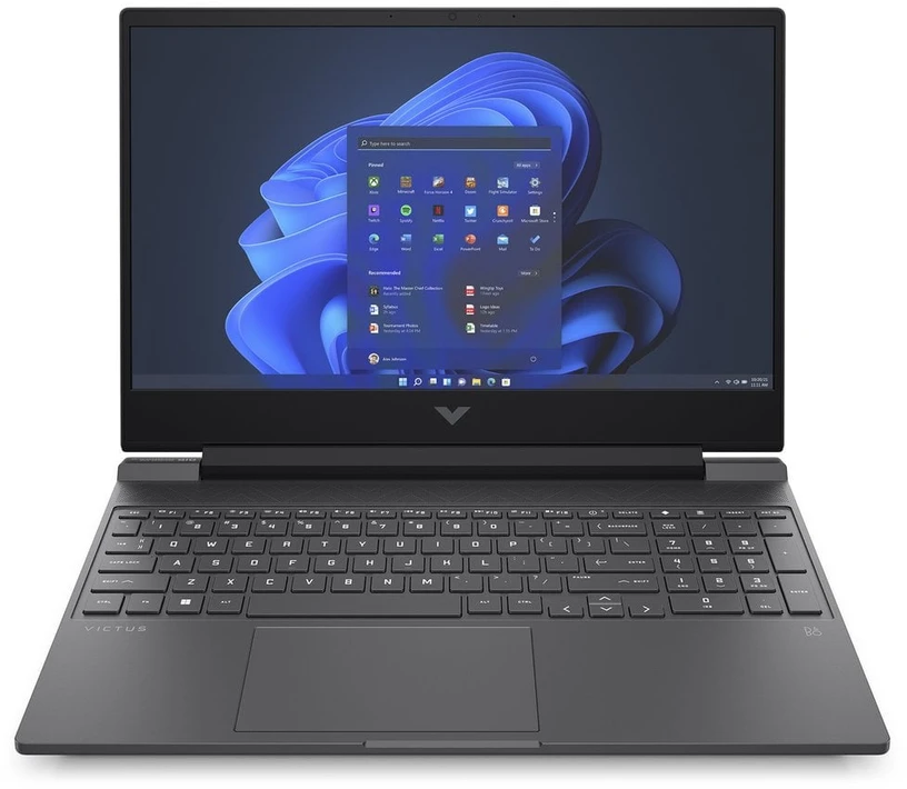 Nešiojamas kompiuteris Hewlett Packard (HP) NTB HP Victus 15-fb3001ncx, Ryzen 7-260, 15.6" FHD 144Hz, 12GB DDR5, SSD 512GB, RTX 5050, Win 11, 3Y Onsite,GamePass