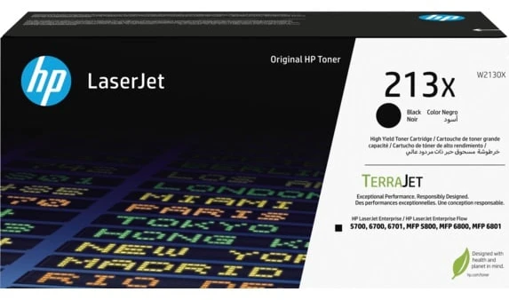 Hewlett Packard (HP) HP 213X Juodas Original LaserJet Toneris Cartridge