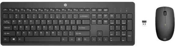 Hewlett Packard (HP) HP belaidė 235 pelė ir klaviatūra CZ-SK