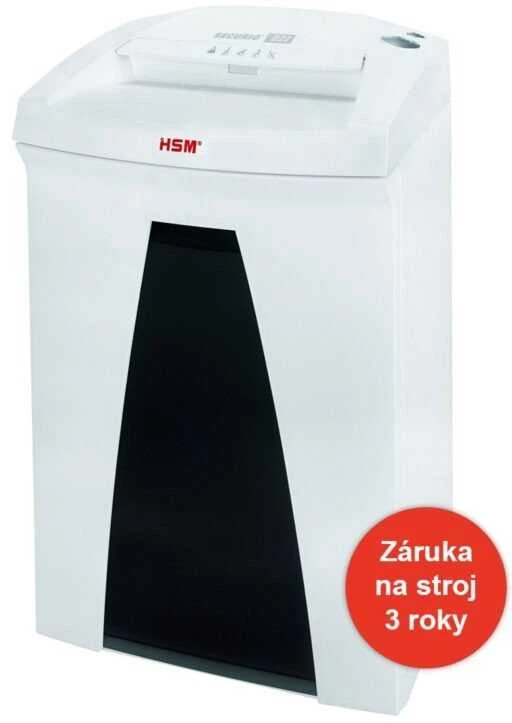 HSM Securio B22 smulkintuvas su skaidriu atliekų langeliu