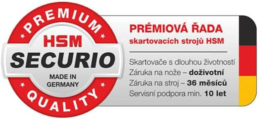 HSM Securio C18 smulkintuvas 1,9x15 mm P-5