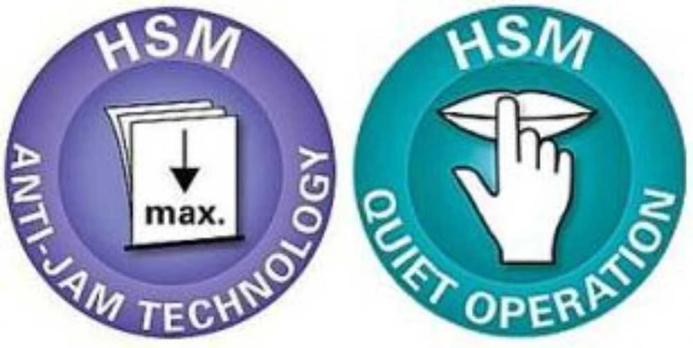 HSM 1045111 HSM „Shredstar X10“ – kryžminio kirpimo, 4,5 x 35 mm / 10 lapų, 80 g / 20 l dėžė / P-4