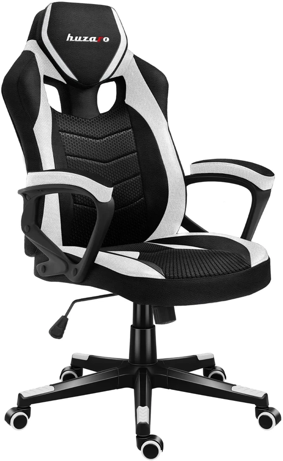 Žaidimų kėdė Huzaro Force 2.5 Mesh, Baltos spalvos