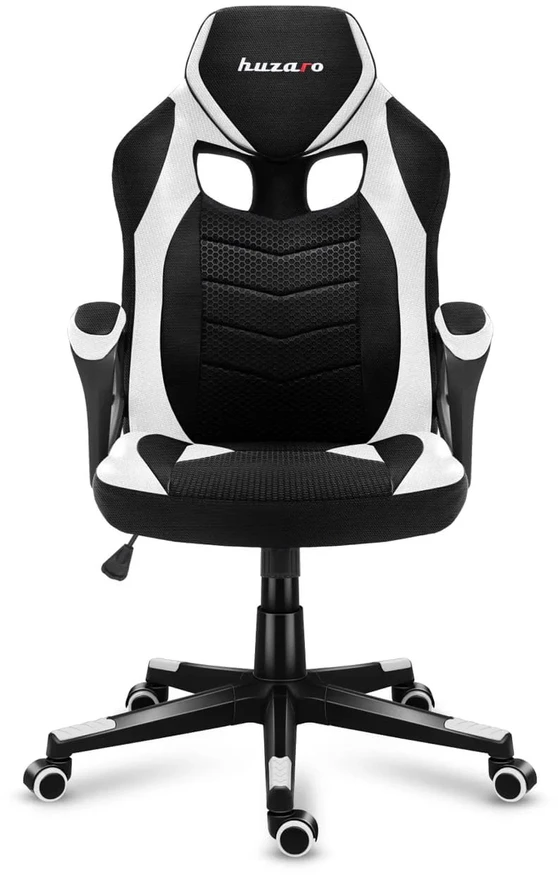 Žaidimų kėdė Huzaro Force 2.5 Mesh, Baltos spalvos