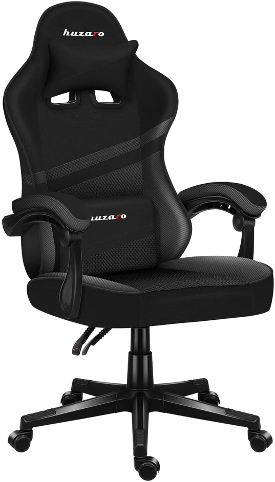 Žaidimų kėdė Huzaro Force 4.4, Juoda