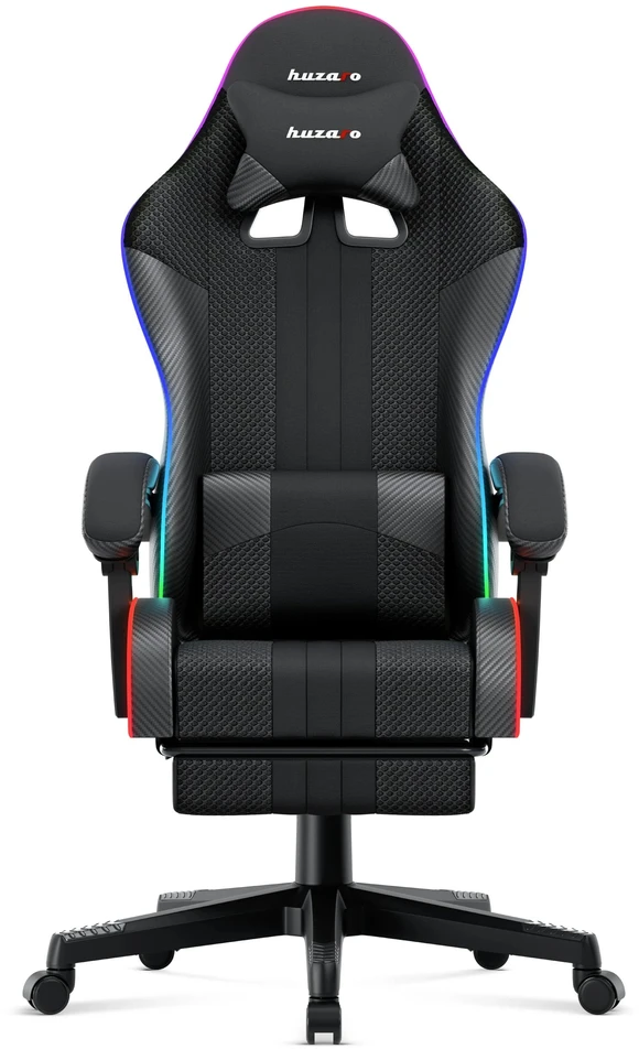 Žaidimų kėdė Huzaro Force 4.7 RGB, Juoda