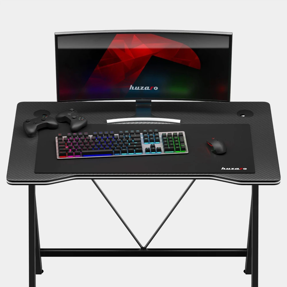 Žaidimų stalas Huzaro Hero 1.4, Juodas