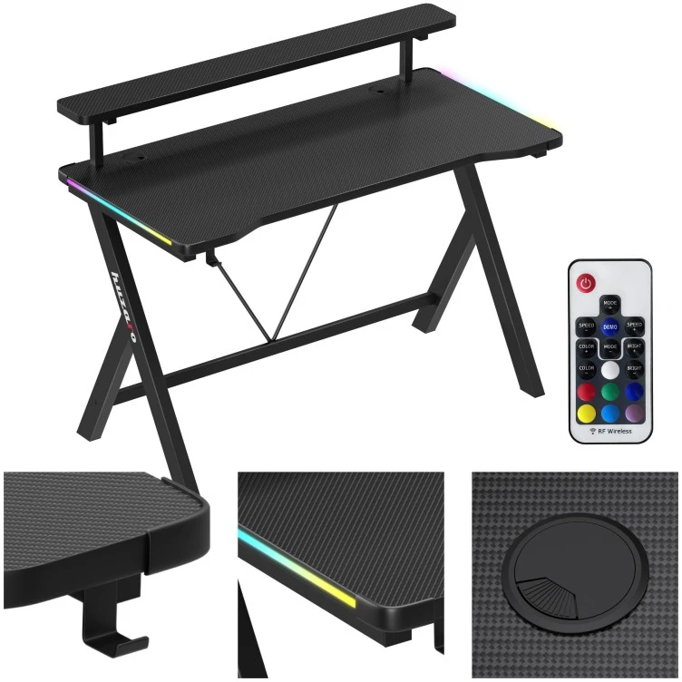 Huzaro Hero 1.9 RGB Juodas