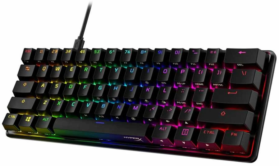 Mechaninė Žaidimų klaviatūra HyperX Alloy Origins 60, HyperX Red - Linear Switch, US išdėstymas