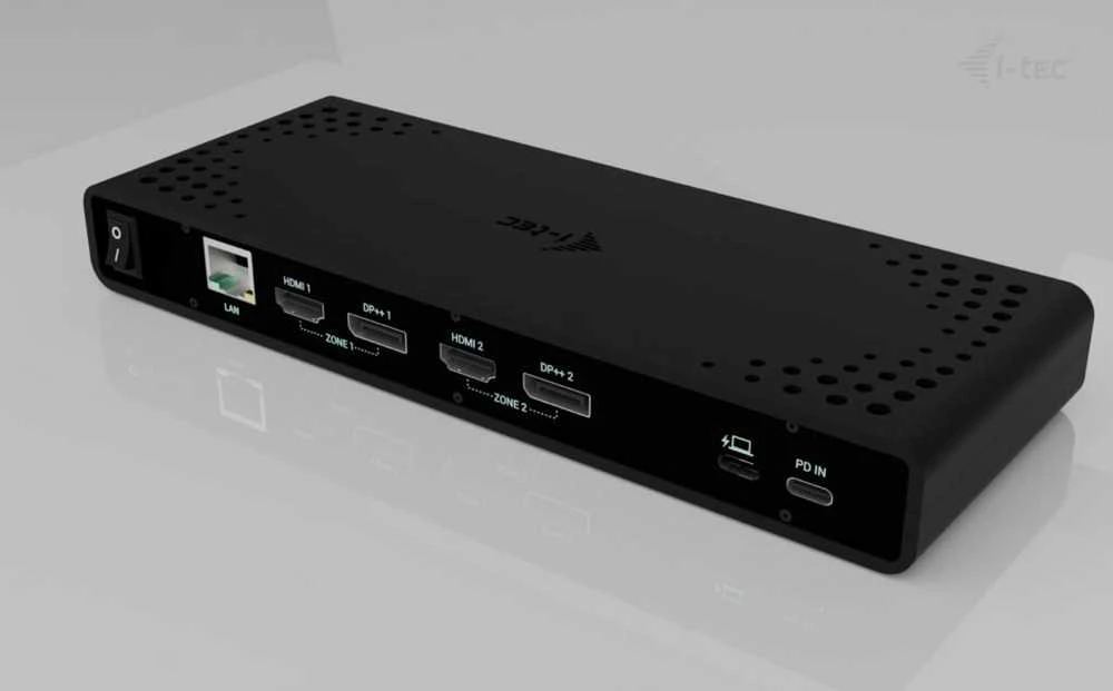 I-TEC Universal Dual 4K Ekranas Docking Station PD 85W