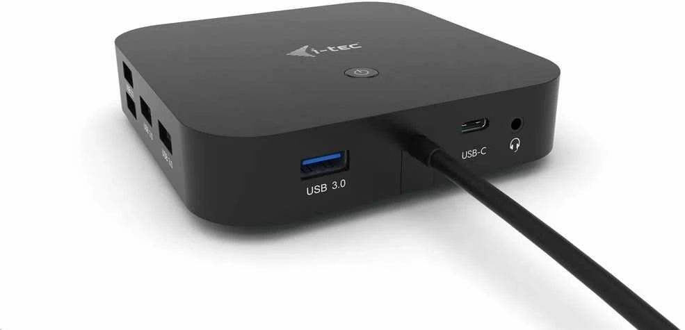 I-TEC USB-C Dual Ekranas MST DS 2x DP 1x GLAN 3x USB 3.1 2x USB 2.0 1x USB-C-DatA 1x Audio/Mic Jack 1x 100W USB-C PD + įkroviklis 112W