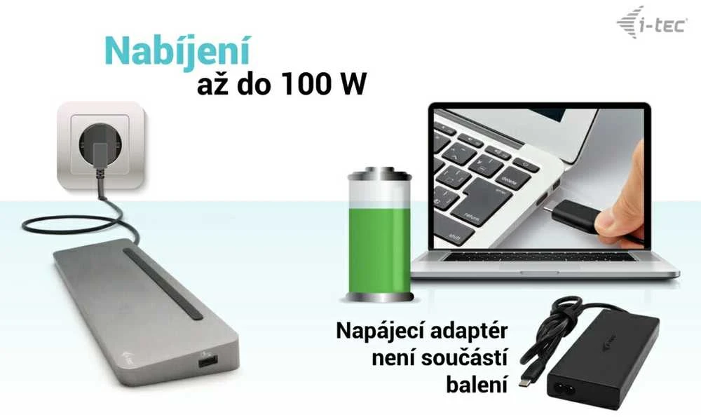 I-TEC stotelė: 100W maitinimo tiekimo schema