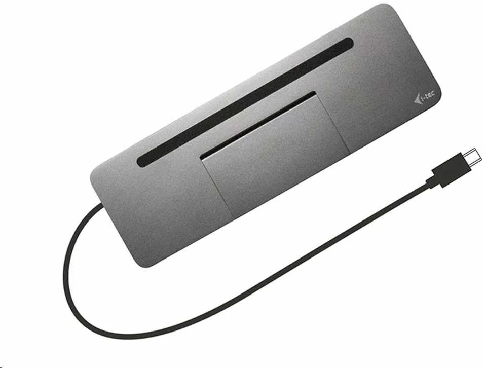 I-tec Metal C31FLATDOCKPDPRO knyginių kompiuterių dokas / jungčių replikatorius Vielinis USB 3.2 Gen 1 (3.1 Gen 1) Type-C Pilka