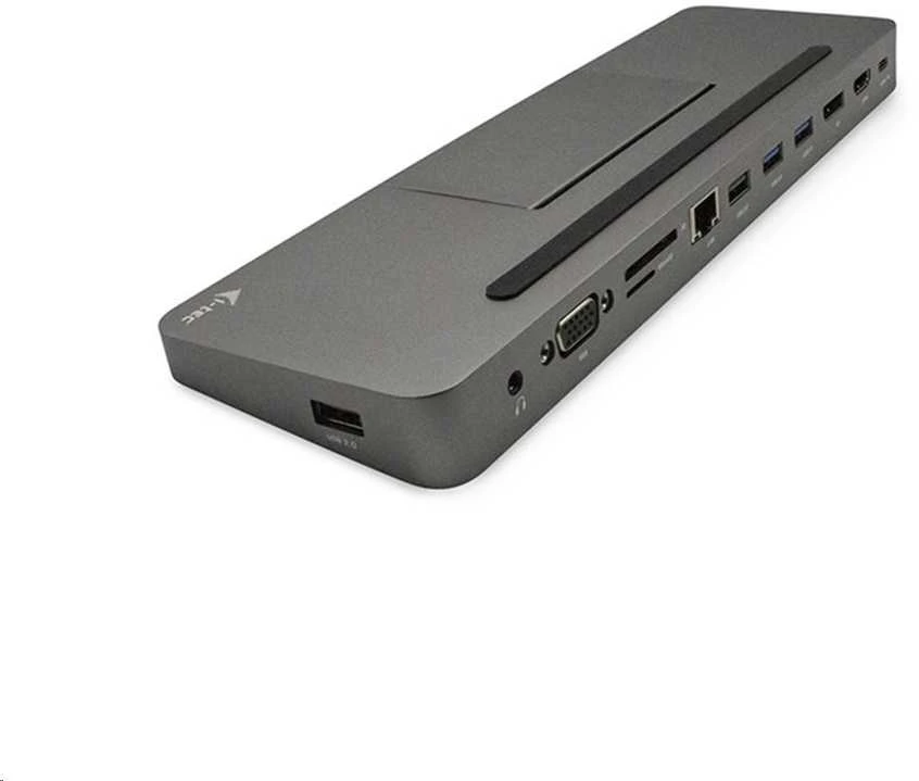 I-tec Metal C31FLATDOCKPDPRO knyginių kompiuterių dokas / jungčių replikatorius Vielinis USB 3.2 Gen 1 (3.1 Gen 1) Type-C Pilka