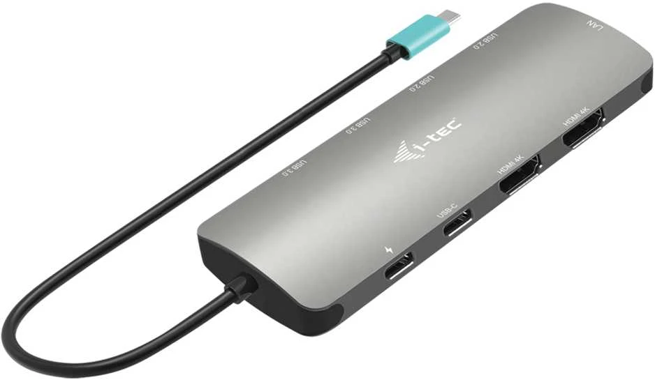 I-tec metalinis adapteris su USB-C laidu ir jungtimis