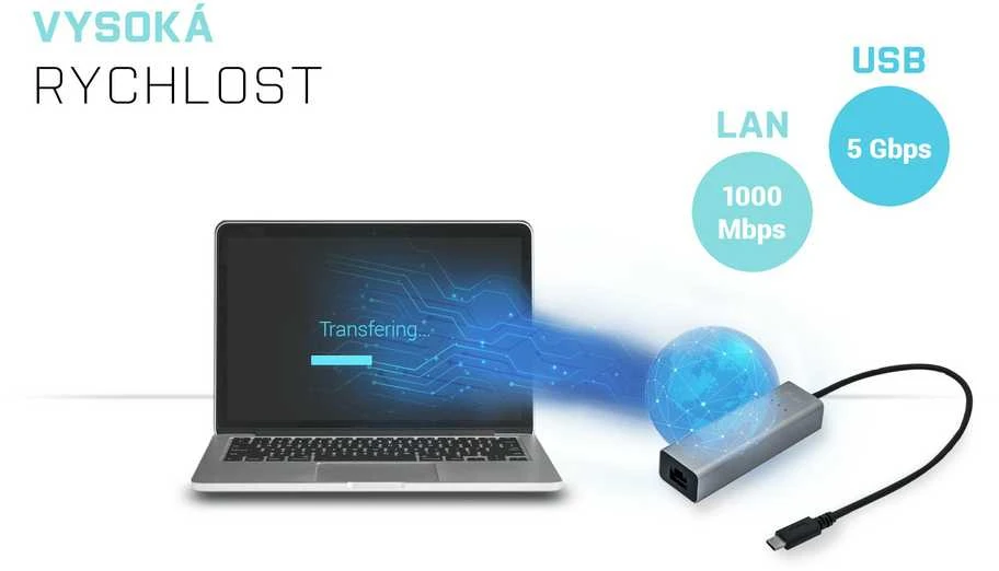 I-tec Metal C31METALGLAN tinklo plokštė Eternetas 1000 Mbit/ai