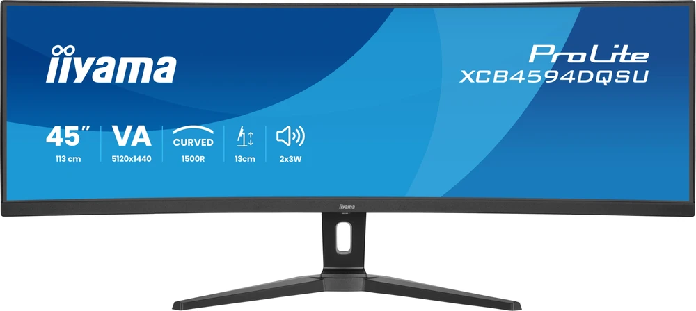 Monitorius iiyama ProLite XCB4594DQSU-B1 - 75Hz | 5120 x 1440 | VA | 44,5" | 0,8ms