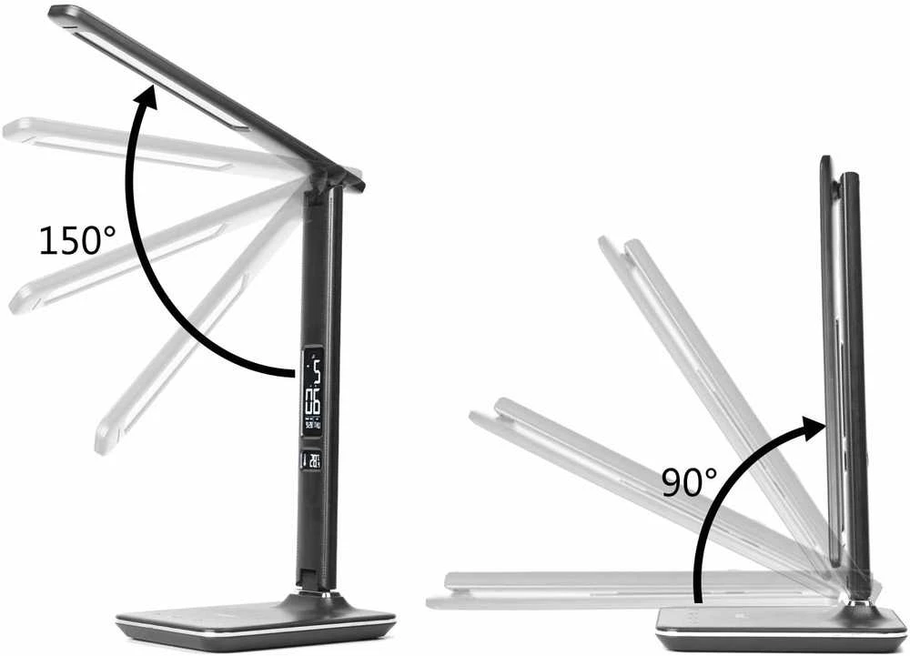 IMMAX Kingfisher Qi juodas table lamp