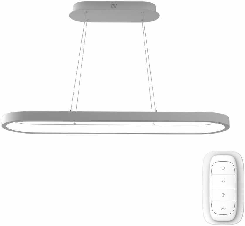 Lubinis šviestuvas „Immax NEO HIPODROMO“ išmanusis pakabinamas šviestuvas 120*30cm, 42W baltas Zigbee 3.0
