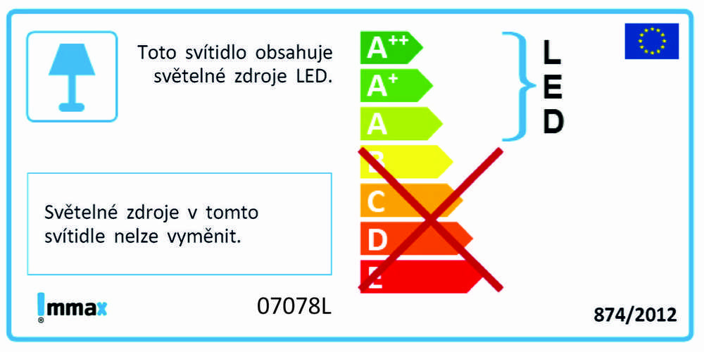 Lubinis šviestuvas Immax NEO HIPODROMO Smart pendant luminaire 120x30cm 42W juodas Zigbee 3.0