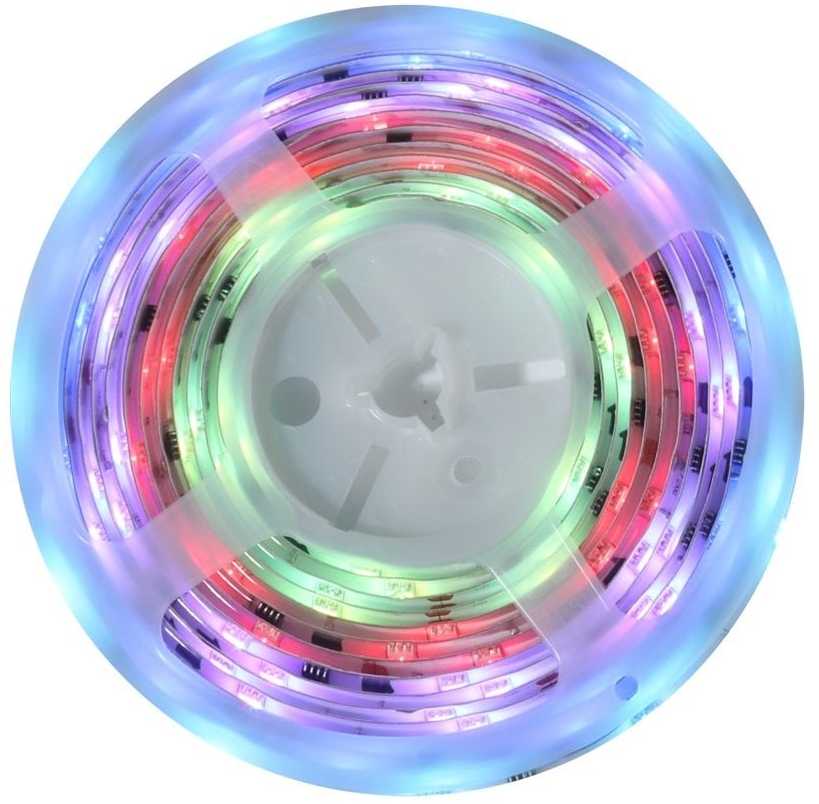 IMMAX NEO LITE SMART LED juosta / 18 W / Wi-Fi / IP65 / RGB / reguliuojamo ryškumo / Beacon / DO / 5 m / TUYA