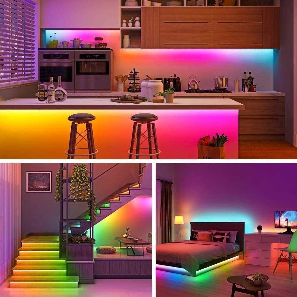 IMMAX NEO LITE SMART LED juosta / 18 W / Wi-Fi / IP65 / RGB / reguliuojamo ryškumo / Beacon / DO / 5 m / TUYA