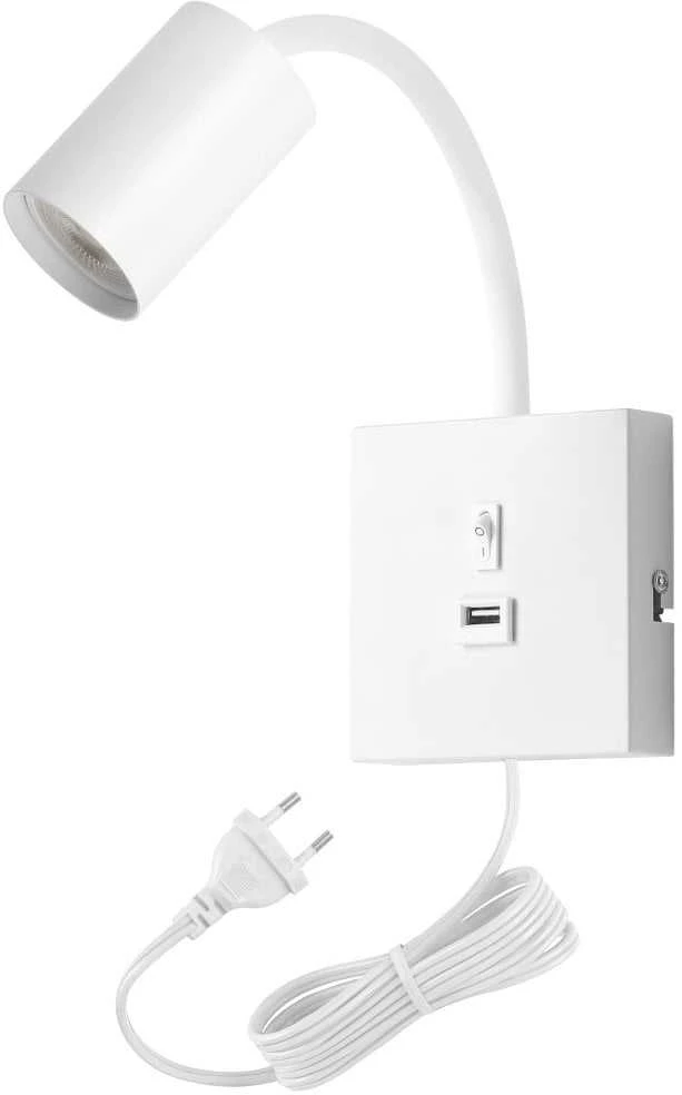 IMMAX PUNTO USB baltas