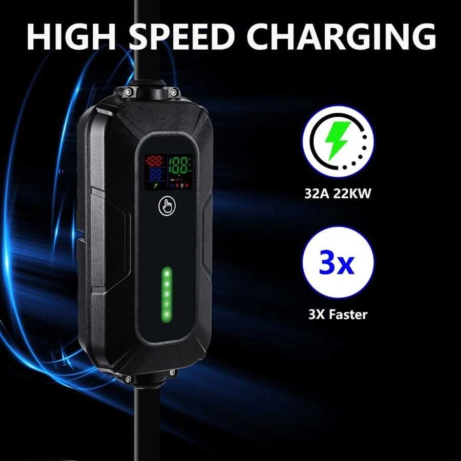IMMAX kelioninė įkrovimo stotelė EV/PHEV AC 2 tipo, 22 kW