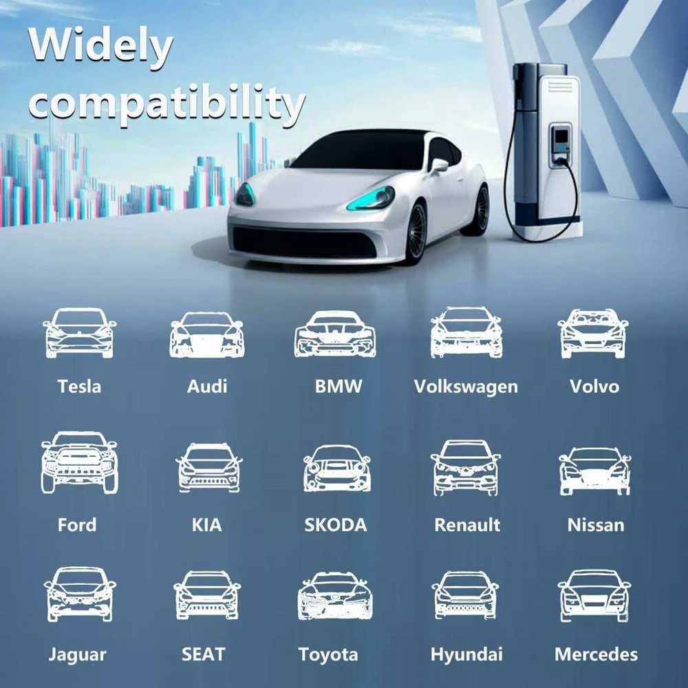 IMMAX kelioninė įkrovimo stotelė EV/PHEV AC 2 tipo, 11 kW