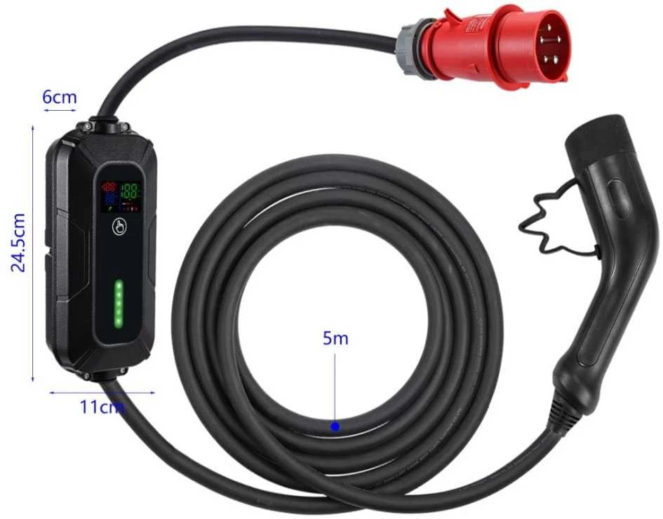 IMMAX kelioninė įkrovimo stotelė EV/PHEV AC 2 tipo, 22 kW