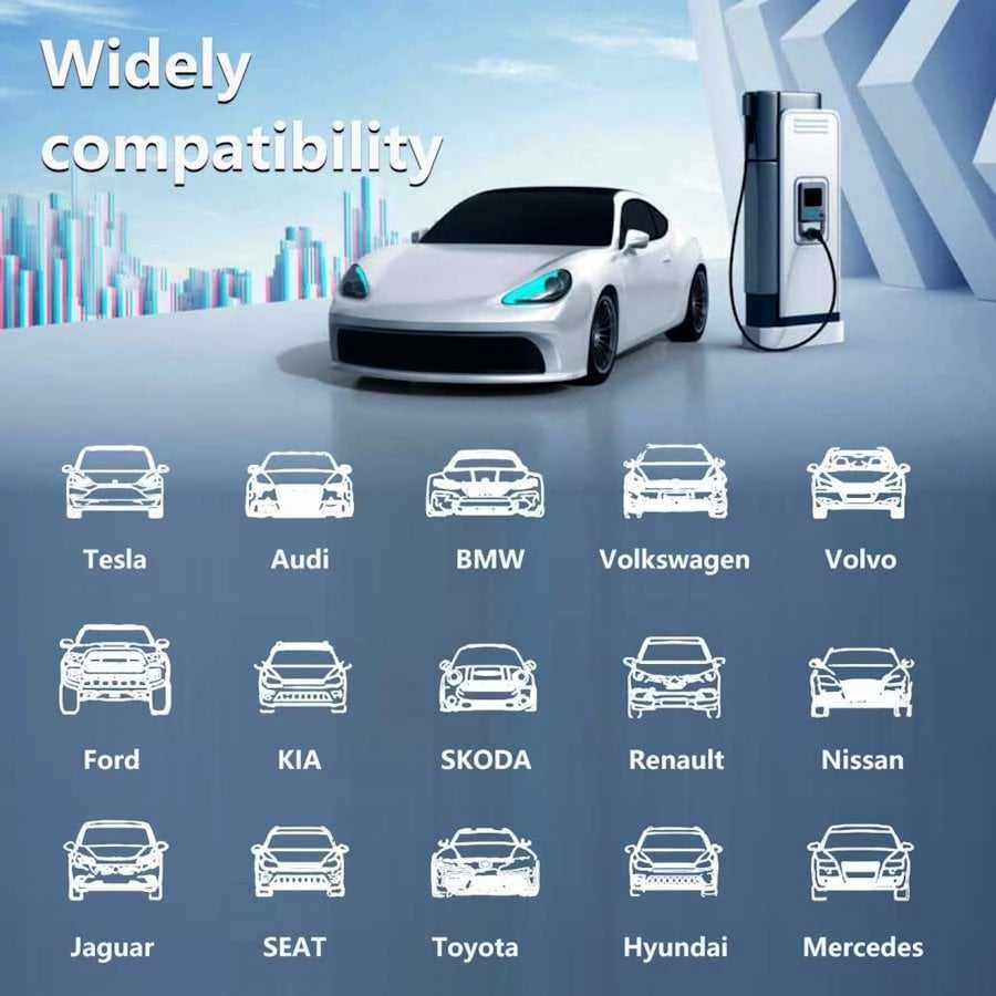 IMMAX kelioninė įkrovimo stotelė EV/PHEV AC 2 tipo, 22 kW
