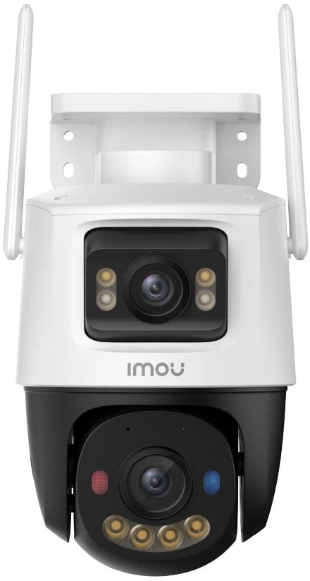 Dviguba išmani vaizdo stebėjimo kamera Imou Cruiser Triple, 8MP, baltos spalvos