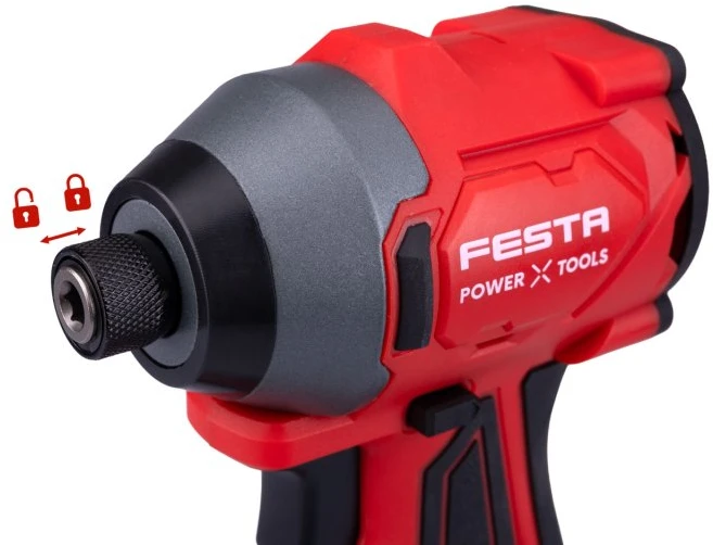 Akumuliatorinis smūginis suktuvas 1/4″ 20 V, 150 Nm (be akumuliatoriaus) FESTA 28021