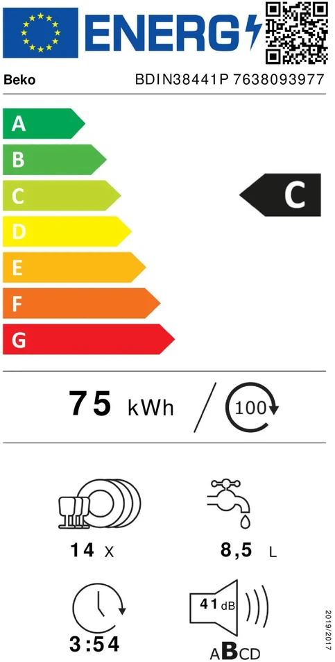 Indaplovė BEKO BDIN38441P