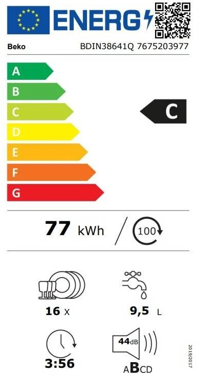 Indaplovė Beko BDIN38641Q
