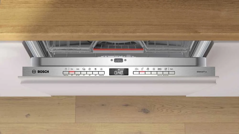 Bosch 4 serijos SMV4EVX00E indaplovė Pilnai įmontuojama 14 vietų komplektų C