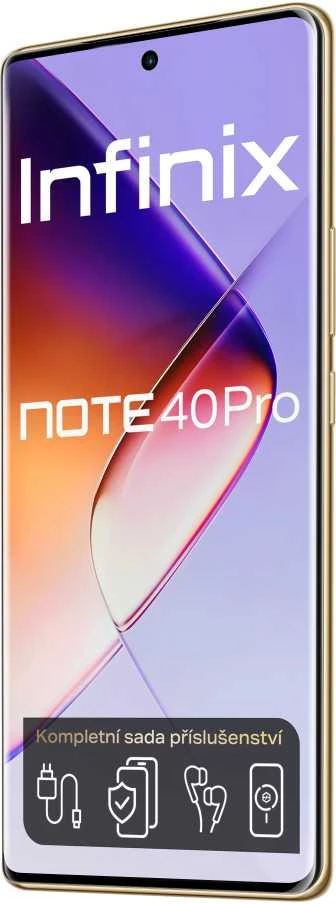 „Infinix Note 40 Pro 12/256 Gb Titan Gold“, MODEL X6850