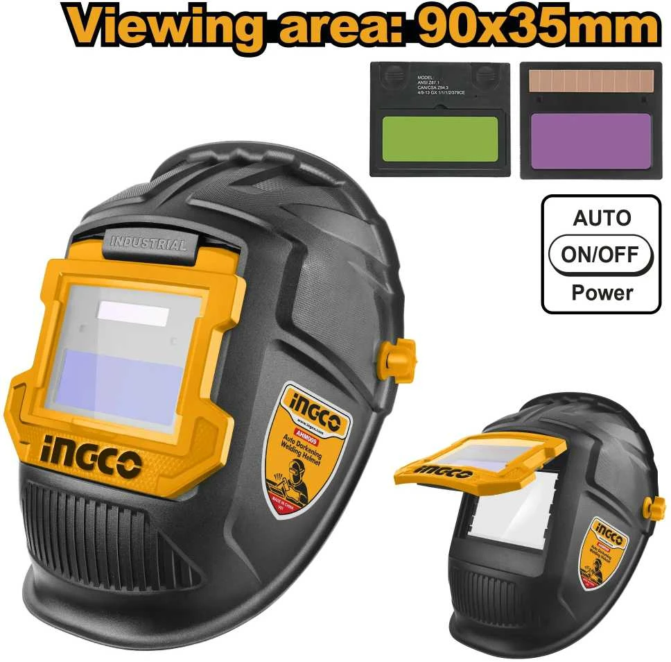 Ingco AHM009 suvirinimo skydelis su techniniais parametrais