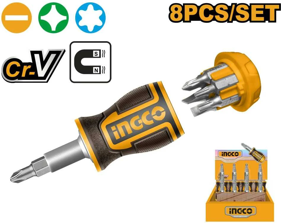 Ingco AKISDS0708 Mini 8 viename atsuktuvas CrV