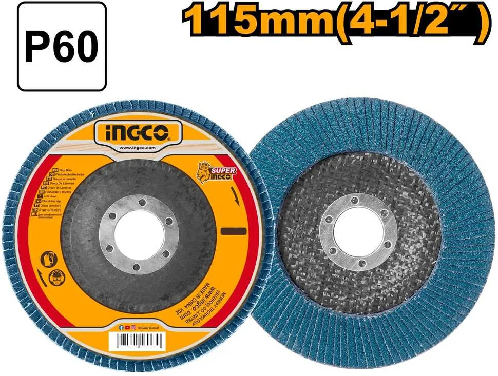 Ingco blade P60 115 x 22,2 mm