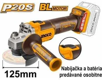 Ingco CAGLI201258 cordless angle grinder 125 mm, without battery