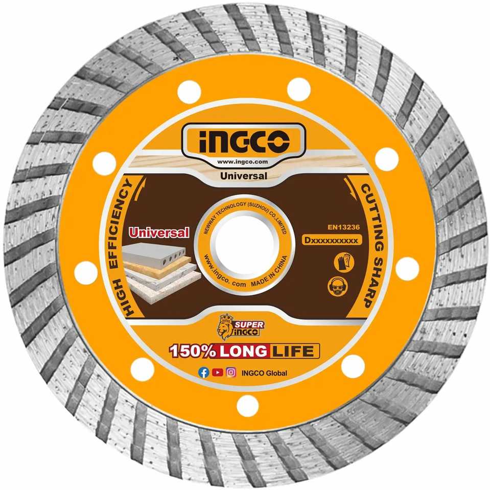 Ingco DMD031251 pjovimo diskas, deimantinis diskas 125 x 1 mm