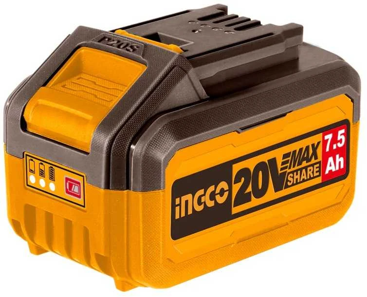 Ingco P20S 7,5Ah akumuliatorius su įkrovos indikatoriumi